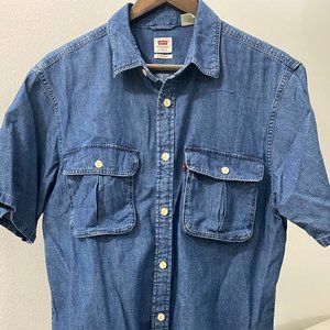 Levi's Jeans Short Sleeve Men's Shirt - Size M - FREE SHIPPING!